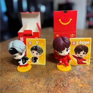 McDonald's BTS Toy Set - V and J-Hope Figures